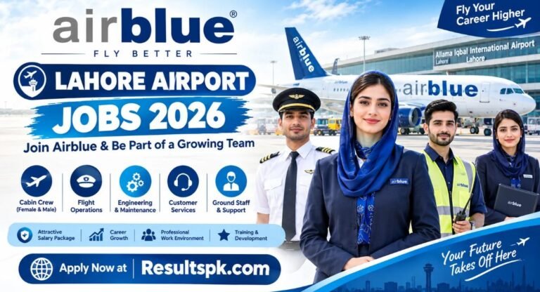 Airblue Lahore Airport Jobs 2026 – Apply Online Now | Males and Females