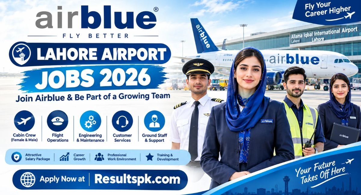 Airblue Lahore Airport Jobs 2026 – Apply Online Now | Males and Females