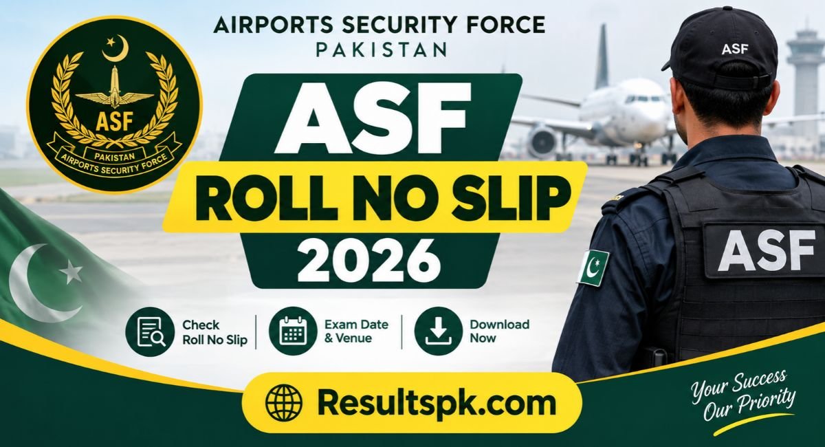 ASF Roll No Slip 2026 – Download Online Test Slip