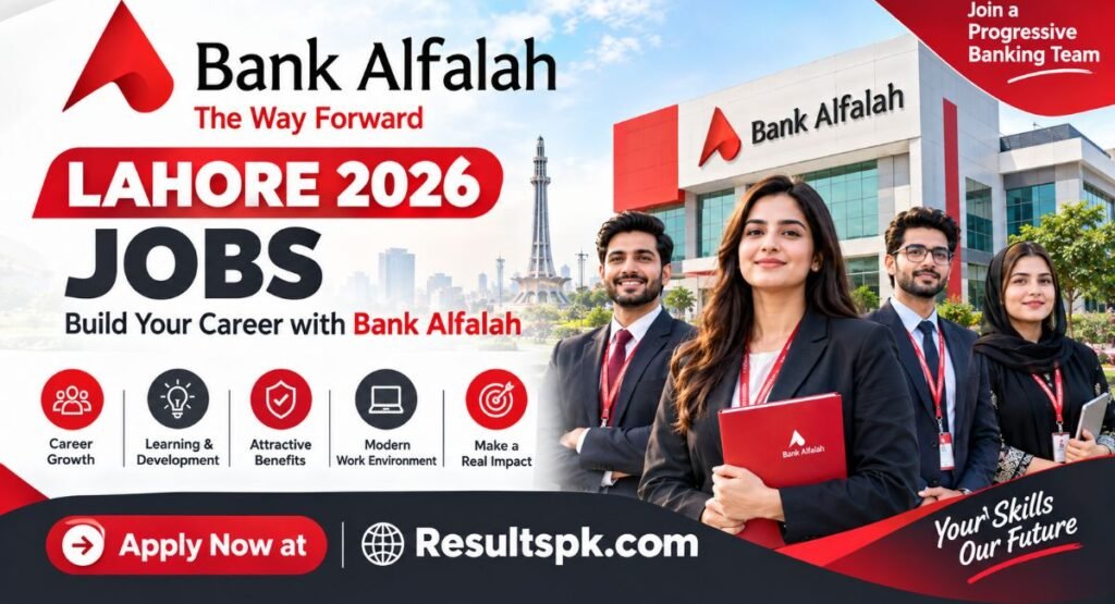 Bank Alfalah Lahore Jobs 2026 – Apply Online | Latest Bank Careers