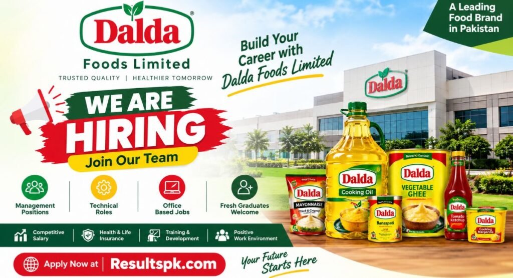 Dalda Foods Limited Jobs 2026 – How to Apply Online