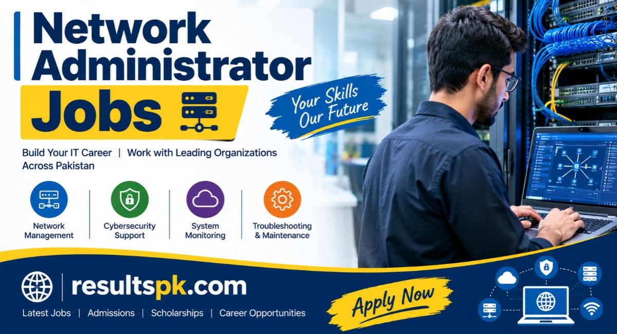 Network Administrator Jobs 2026 in Pakistan – Apply Online for Latest IT Careers