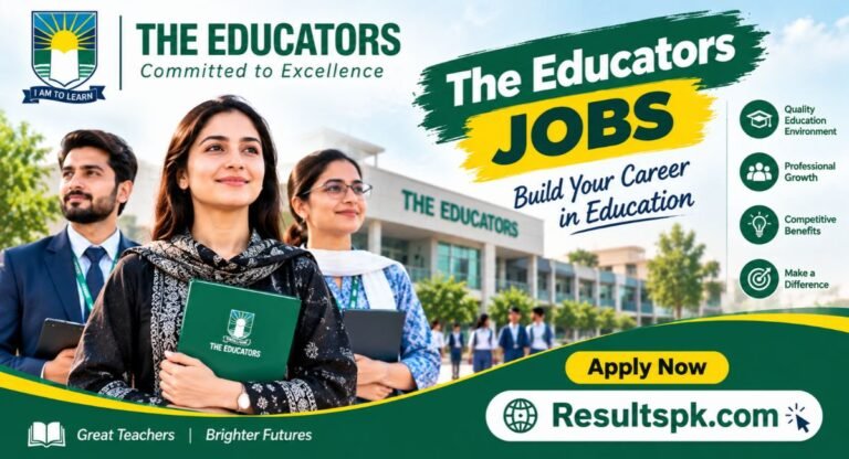 The Educators Jobs 2026 – Apply Online | Male & Female
