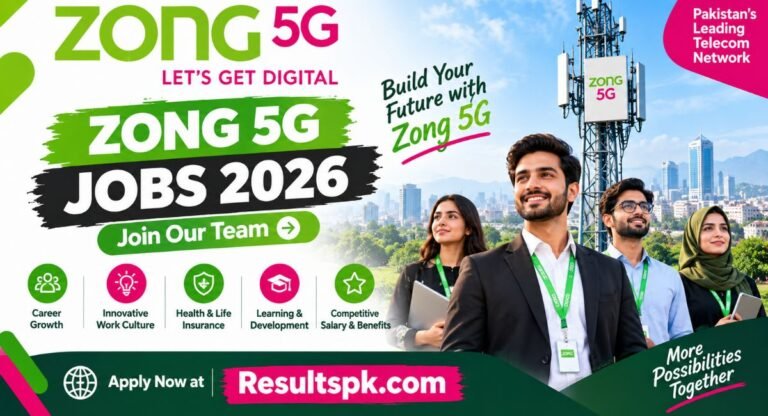 Zong 5G Jobs October 2026 - Latest Vacancies for Engineers & Graduates